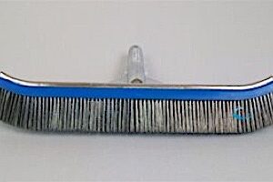 18" ALGAE BRUSH SS BRISTLES METAL BACK